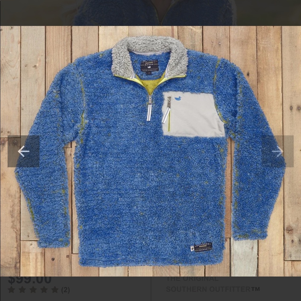 Southern marsh Sherpa pullover